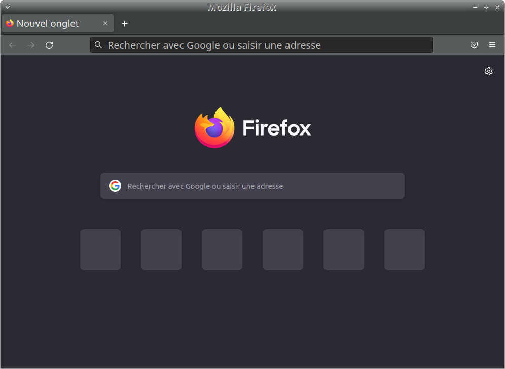 Fenêtre du navigateur Firefox