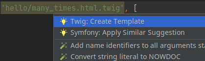Twig: Create Template