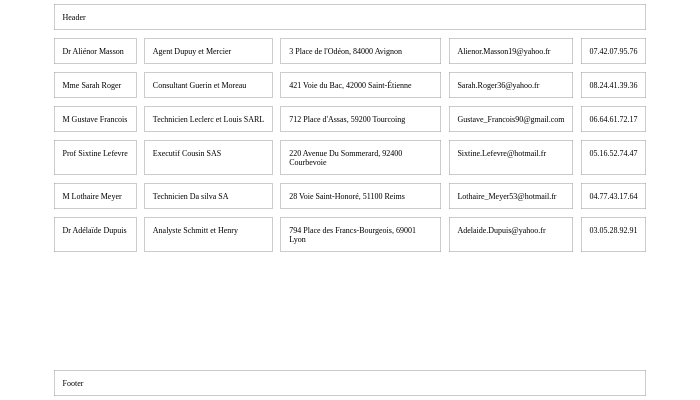 Illustration de l'interface de table en 1400x800