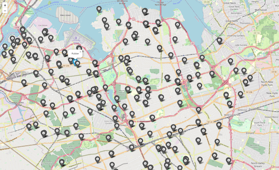 Queens map